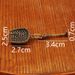 Brass Dragon And Phoenix Dustpan Broom Handle Living Room Desktop Office Ornament Copper Craft Decoration_maomaolike.com