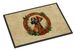 Rhodesian Ridgeback Christmas Flowers Doormat Front Door Mat Indoor Outdoor Rugs For Entryway, Non Slip Washable Low Pile, 24H X 36W_maomaolike.com