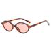 Unisex Small oval frame bookish sunglasses Fashion sunglasses Women's high sense sunglasses_maomaolike.com