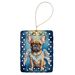 French Bulldog My Angel Porcelain Ornament Christmas Tree Hanging Decorations For Home Christmas Holiday, Rectangle, Gift, Multicolor_maomaolike.com