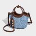 Unique Woven Denim Basket Handbag 2026 Fashion New Single Shoulder Trendy Crossbody Women's Bag_maomaolike.com