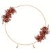 7.2-foot Circular Background Frame, Stable Balloon Arch Frame, Metal Wedding Arch Background Frame, Circular Background Frame Suitable For Weddings, Birthday Parties, Shower Decorations (gold)_maomaolike.com