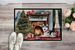 Siberian Husky Cozy Christmas Doormat Front Door Mat Indoor Outdoor Rugs For Entryway, Non Slip Washable Low Pile, 24H X 36W_maomaolike.com