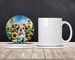 English Bulldog In Sunflowers Large Sandstone Coasters Pack Of 4 Absorbent Round Coasters Decor Gifts For Men Or Women, 4 In, Multicolor_maomaolike.com
