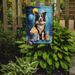 Border Collie Happy Birthday Garden Flag Mailbox Flag Decorative Yard Flag Banner Outside Patio Artwork Yard Flower Beds, Garden Size, Multicolor_maomaolike.com