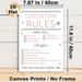 Screen Time Rules Painting Poster, Soft-toned Minimalist Checklist Poster, Helps Set Clear Daily Routines, Ideal For Home Living Areas_maomaolike.com