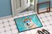 Samoyed Hippie Dawg Doormat Front Door Mat Indoor Outdoor Rugs For Entryway, Non Slip Washable Low Pile, 24H X 36W_maomaolike.com