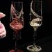 Elegant Champagne Glass With Eternal Flower Butterfly Decoration, DIY Kit For Toasting Glasses, Wedding And Engagement_maomaolike.com