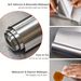 New Bright Silver Bedroom Kitchen Removable Waterproof Moisture-Proof Decorative Wallpaper_maomaolike.com