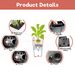30 In Tall Large Flower Pots Planter With Self-Watering Drainage Holes&Inner Trays Indoor Outdoor Plant Pot With Drain Holes, Water Level Monitor, Inner Bucket For Garden, Patio, Porch, Backyard,Brown_maomaolike.com