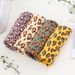 Double Sided Printed Leopard Microfiber Thickened Absorbent Dry Hair Cap_maomaolike.com