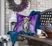 Scottish Deerhound King Of Mardi Gras Throw Pillow Machine Washable, Indoor Outdoor Decorative Pillow For Couch, Bed Or Patio, 18Hx18W_maomaolike.com