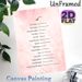 Sikh Mool Mantra Painting Poster, Soft Pink Watercolor Floral Accented Poster, Inspirational Sacred Religious Text, Ideal For Home And Meditation_maomaolike.com