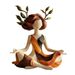 Resin Inner Harmony Abstract Figurine Sculpture, Minimalist Tabletop Craft Ornament, Decorative Statue For Living Room Office Display
_maomaolike.com