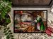 Cookies With Santa Claus Father Christmas Doormat Front Door Mat Indoor Outdoor Rugs For Entryway, Non Slip Washable Low Pile, 24H X 36W_maomaolike.com