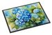 Hydrangeas In Watercolor Doormat Front Door Mat Indoor Outdoor Rugs For Entryway, Non Slip Washable Low Pile, 24H X 36W_maomaolike.com