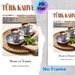 Turkish Coffee Themed Painting Poster, Warm Rustic Blue & White Porcelain Coffee Cups Poster, Showcases Authentic Turkish Drink Culture, Ideal For_maomaolike.com