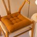 Home Garden Thickened Solid Color Corduroy Fart Chair Cushions_maomaolike.com