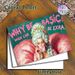 Vintage Royal Lady Painting Poster, Bold Pop-Art Style Poster, Glamorous Noble Lady Blowing Bubble Gum With Witty "Why Be Basic" Slogan, Eye-catching_maomaolike.com