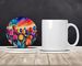 Colorful Tulips Large Sandstone Coasters Pack Of 4 Absorbent Round Coasters Decor Gifts For Men Or Women, 4 In, Multicolor_maomaolike.com