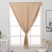 Solid-color, High-precision, Minimalist Blackout Curtain With Hook-and-loop Fasteners And Letter Appliqués—ready-to-hang Door Or Window Curtain_maomaolike.com