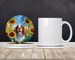 Welsh Springer Spaniel In Sunflowers Large Sandstone Coasters Pack Of 4 Absorbent Round Coasters Decor Gifts For Men Or Women, 4 In, Multicolor_maomaolike.com
