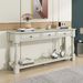 Console Table 63" Long Console Table With Drawers And Shelf For Entryway,Hallway,Living Room_maomaolike.com