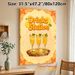Drinks Station Themed Painting Poster, Vibrant Citrus Cocktail Scene Poster, Eye-catching Decorative Piece Suitable For Home Bar, Kitchen Or Party_maomaolike.com