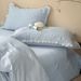 Vintage Original Cotton Gauze Four-Piece Three-Dimensional Double Layer Ruffled Edge Bedding Washable Set_maomaolike.com