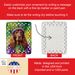 Irish Setter King Of Mardi Gras Porcelain Ornament Christmas Tree Hanging Decorations For Home Christmas Holiday, Rectangle, Gift, Multicolor_maomaolike.com