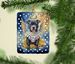 Staffordshire Bull Terrier My Angel Porcelain Ornament Christmas Tree Hanging Decorations For Home Christmas Holiday, Rectangle, Gift, Multicolor_maomaolike.com