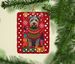 Glen Of Imaal Terrier Holiday Christmas Porcelain Ornament Christmas Tree Hanging Decorations For Home Christmas Holiday, Rectangle, Gift, Multicolor_maomaolike.com
