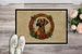 Rhodesian Ridgeback Christmas Flowers Doormat Front Door Mat Indoor Outdoor Rugs For Entryway, Non Slip Washable Low Pile, 24H X 36W_maomaolike.com