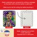Norfolk Terrier King Of Mardi Gras Porcelain Ornament Christmas Tree Hanging Decorations For Home Christmas Holiday, Rectangle, Gift, Multicolor_maomaolike.com