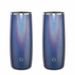 Stainless Steel Highball Cocktail Glass Set, Set Of 2 - Shimmer Blue_maomaolike.com