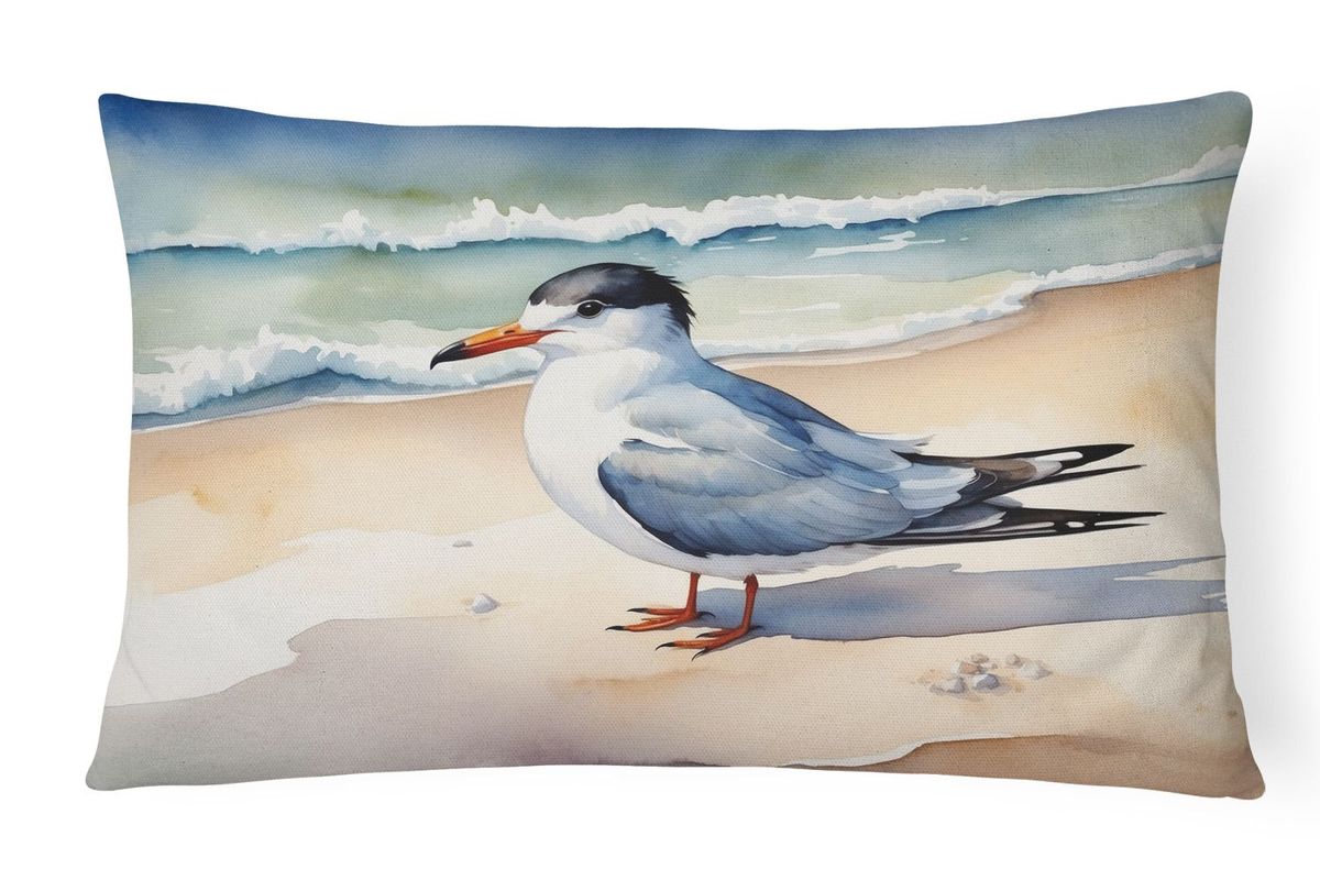 Birds, Birds, Birds Throw Pillow Throw Pillow For Indoor Couch Bed Outdoor Patio Washable, Tern 7530,12Hx16W_maomaolike.com