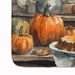 Lakeland Terrier Fall Kitchen Pumpkins Memory Foam Kitchen Mat Machine Washable Anti-Fatigue Mat Cushion Comfort Bath Mat Or Kitchen Rug_maomaolike.com