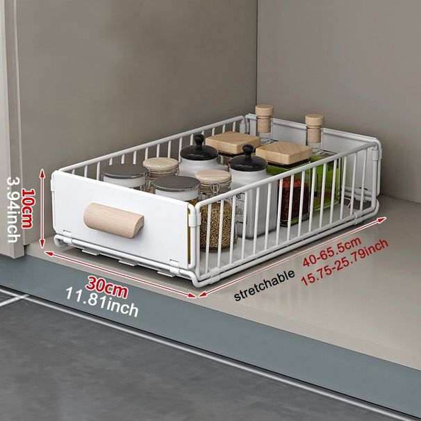 Drawer Shelves, Multi-functional Pull-out Storage Rack, Storage Cabinet Slide Drawer Basket For Easy Access_maomaolike.com
