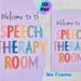 Speech Therapy Room Welcome Painting Poster, Pastel Watercolor Colorful Lettering With Star Accents Poster, Warm Welcoming Decor Suitable For Speech_maomaolike.com