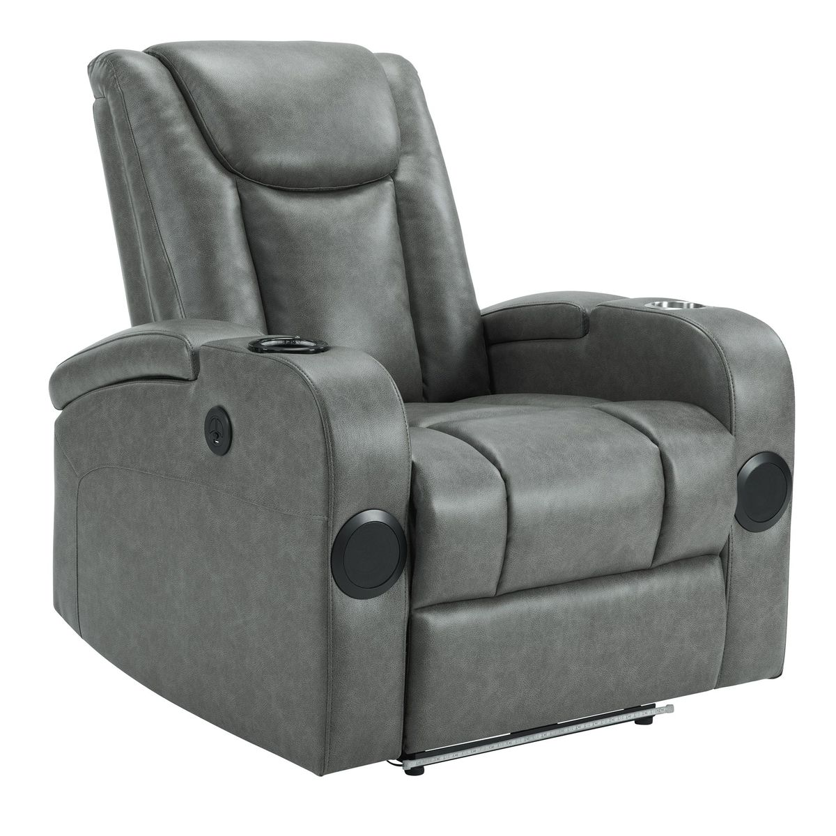 Recliner Sofa With Power Recline, Adjustable Split Back, USB Charging, Bluetooth Speakers & LED LightingRecliner Sofa With Power Recline, Adjustable Split Back, USB Charging, Bluetooth Speakers & LED_maomaolike.com