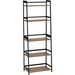 Bookcase, White Bookcase Storage Shelves,Industrial Modern Bookshelves, Small Desk Organizer For Bedroom Storage, Home Office Book Stand,Living Room,Balcony,Kitchen Shelf,Study_maomaolike.com