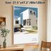 Modern Architecture Painting Poster, Sleek Minimalist Geometric House With Neat Garden Poster, Contemporary Clean Visual Suitable For Living Room_maomaolike.com