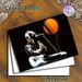 Retro Guitarist Music-themed Painting Poster, Glitch Art Style Neon Accented Poster With Warm Orange Sun, Stylish Music-inspired Decor For Bedroom_maomaolike.com