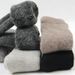 Winter wool socks men's wool circle thick socks women's midtube winter extra thick warm towel bottom stockings_maomaolike.com