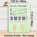 Piano Notes & Finger Numbers Painting Poster, Clear Colorful Piano Learning Guide Poster, Helps Master Piano Notes And Finger Positioning, Ideal For_maomaolike.com