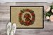 Dachshund Christmas Flowers Doormat Front Door Mat Indoor Outdoor Rugs For Entryway, Non Slip Washable Low Pile, 24H X 36W_maomaolike.com