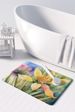 New Mexico Yucca Flower In Watercolor Memory Foam Kitchen Mat Machine Washable Anti-Fatigue Mat Cushion Comfort Bath Mat Or Kitchen Rug_maomaolike.com