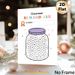 Classroom Reward Jar Painting Poster, Pastel-toned Jar With Numbered Circles & Star Accents Poster, Practical Reward Tracking Tool For Classroom_maomaolike.com