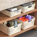 Kitchen Cabinet Desktop Snack Miscellaneous Bin Toy Organizer Basket Household Plastic Storage Box_maomaolike.com