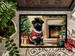 Affenpinscher Cozy Christmas Doormat Front Door Mat Indoor Outdoor Rugs For Entryway, Non Slip Washable Low Pile, 24H X 36W_maomaolike.com